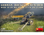 German Rocket Launcher with 28 cm WK Spr - 32 cm WK Flamm 1:35 miniart MNA35269