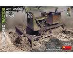 U.S. Armored Tractor with Angle Dozer Blade 1:35 miniart MNA35291