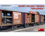 Soviet Railway Wagon Teplushka 1:35 miniart MNA35300
