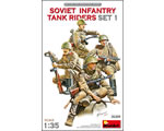 Soviet Infantry Tank Riders Set 1 1:35 miniart MNA35309