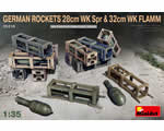 German Rockets 28cm WK Spr - 32cm WK Flamm 1:35 miniart MNA35316
