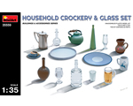 Household Crockery Glass set 1:35 miniart MNA35559