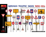 German Traffic signs 1930-40s 1:35 miniart MNA35633