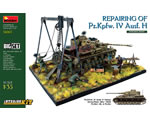 Repairing of Pz.Kpfw.IV Ausf.H. Interior Kit 1:35 miniart MNA36063