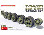 T-34/85 Sea Star Wheels Set 1:35 miniart MNA37033