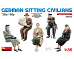 German Sitting Civilians '30s-'40s 1:35 miniart MNA38006