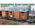 Russian Imperial Railway Covered Wagon 1:35 miniart MNA39002