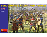 Burgundian Knights and Archers XV Century 1:72 miniart MNA72001
