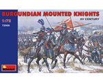 Burgundian Mounted Knights XV Century 1:72 miniart MNA72006