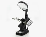 Morsa con lente ingrandimento Helping Hands - LED Magnifier Workstation modelcraft PCL2400