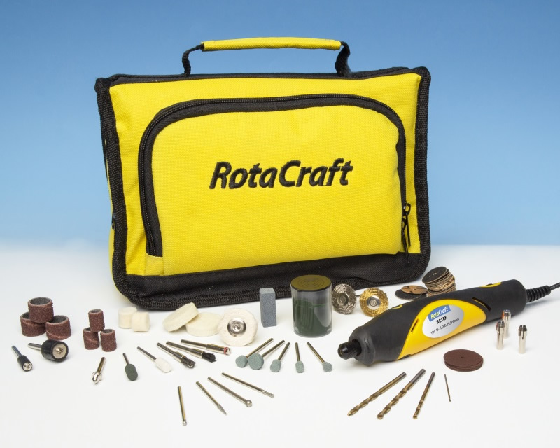 RotaCraft RC18X Variable Speed Mini Rotary Tool Kit modelcraft RC18X-EUK