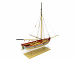 Model Shipways 18th Century Longboat Wooden Model Ship Kit - Tools 1:48 modelexpo MS1457CBT