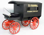 Model Trailways U.S. Marshal's Jail Wagon 1885 Wyoming Territory 1:12 modelexpo MS6010