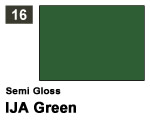 Vernice sintetica Semi Gloss 016 IJA Green (10 ml) mrhobby G016