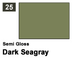 Vernice sintetica Semi Gloss 025 Dark Seagray (10 ml) mrhobby G025