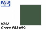 H302 Green FS34092 Semi-Gloss (10 ml) mrhobby H302