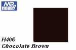 H406 Chocolate Brown Flat (10 ml) mrhobby H406