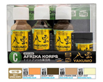 WY03 Mr.Weathering WWII Afrika Corps Yakumo Colors Set C mrhobby WY03