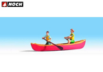Canoa con personaggi (non galleggiante) HO noch NH16805