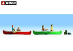 2 canoe (non galleggianti) con personaggi HO noch NH16808