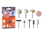 Kit accessori per lucidatura e pulitura (9 pz) pgmini M8250