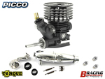 Motore Glow Torque .12 Factory Tuned con kit scarico e 3 candele - Sconto 20% picco PIC9072