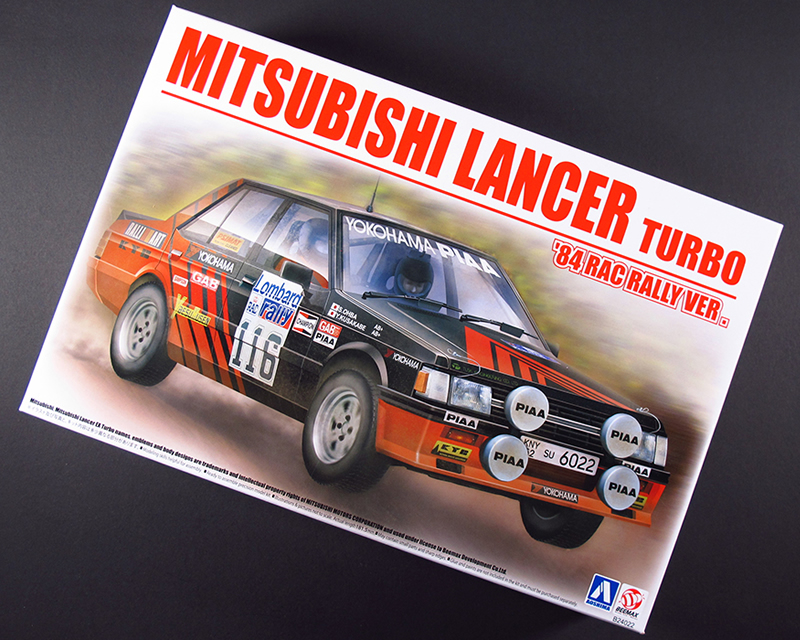 Mitsubishi Lancer Turbo 1984 RAC Rally Ver. 1:24 radiokontrol BEEB24022