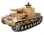 Carro armato R/C German DAK Pz.kpfw.IV Ausf. F-1 suoni luci fumo 1:16 RTR radiokontrol HLG3858-1