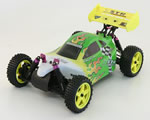 Automodello Buggy 4WD 1:10 2,4 GHz Verde/Bianco RTR radiokontrol RKO1000-02