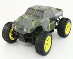 Automodello Monster Truck 4WD 1:10 2,4 GHz Grigio/Verde RTR radiokontrol RKO1100-03