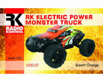 Automodello Desert Truck 4WD 1:10 2,4 GHz Nero/Rosso RTR radiokontrol RKO1100-07