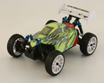 Automodello Buggy 4WD 1:16 2,4 GHz Giallo/Verde RTR radiokontrol RKO1400-02