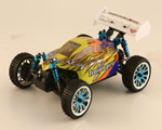 Automodello Brushless Buggy 4WD 1:16 2,4 GHz Giallo RTR radiokontrol RKO1450-01