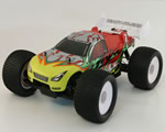 Automodello Brushless Truggy 4WD 1:8 2,4 GHz Giallo/Rosso RTR radiokontrol RKO1700-01