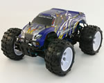 Automodello Brushless Monster Truck 4WD 1:8 2,4 GHz Blu/Grigio RTR radiokontrol RKO1800-01