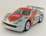 Automodello Brushless On-Road 4WD 1:8 2,4 GHz Grigio/Rosso RTR radiokontrol RKO1900-02