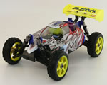 Automodello Buggy Advance 4WD 1:8 2,4 GHz Bianco/Rosso RTR radiokontrol RKO2400-01