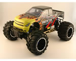 Automodello Monster Truck 4WD 1:5 2,4 GHz Nero/Giallo RTR radiokontrol RKO2800-01