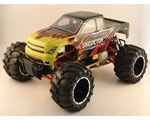 Automodello Monster Truck 4WD 1:5 2,4 GHz Giallo/Nero RTR radiokontrol RKO2850-01