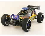 Automodello Buggy 4WD 1:5 2,4 GHz Nero/Giallo RTR radiokontrol RKO2900-01