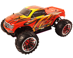 Automodello Monster Truck 4WD 1:10 2,4 GHz Rosso/Giallo RTR radiokontrol RKO300-04