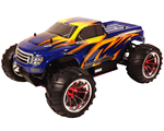 Automodello Monster Truck 4WD 1:10 2,4 GHz Blu/Giallo RTR radiokontrol RKO300-05