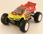 Automodello Truggy 4WD 1:10 2,4 GHz Rosso/Giallo RTR radiokontrol RKO3400-01