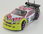 Automodello Drift 4WD 1:10 2,4 GHz Bianco/Giallo RTR radiokontrol RKO700-03