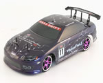 Automodello Drift 4WD 1:10 2,4 GHz Nero/Viola RTR radiokontrol RKO700-04