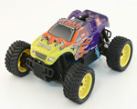 Automodello Monster Truck 4WD 1:16 2,4 GHz Giallo/Viola RTR radiokontrol RKO800-02