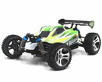 Automodello Buggy 4WD 1:18 2,4 GHz Bianco/Verde RTR radiokontrol WLTA959-B