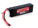 Yuntong Lipo 7.4V 2S 8000mAh 10C radiokontrol YT8042125HH