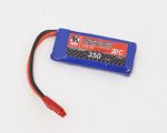 Batteria LiPo 3,7 V 1S 350 mAh 20C + cavo T6229 radiokontrol YTO701740HHHH