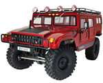 Automodello Bull Hammer Scaler Pro 1:10 4WD RTR Rosso radiosistemi BB70677